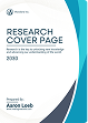 Blue and White Simple Research Paper Cover Page 1